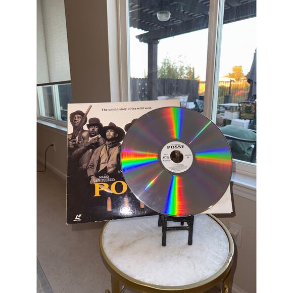 Posse (1993) LaserDisc Widescreen CLV Mario Van Peebles Western PolyGram - Picture 2 of 4